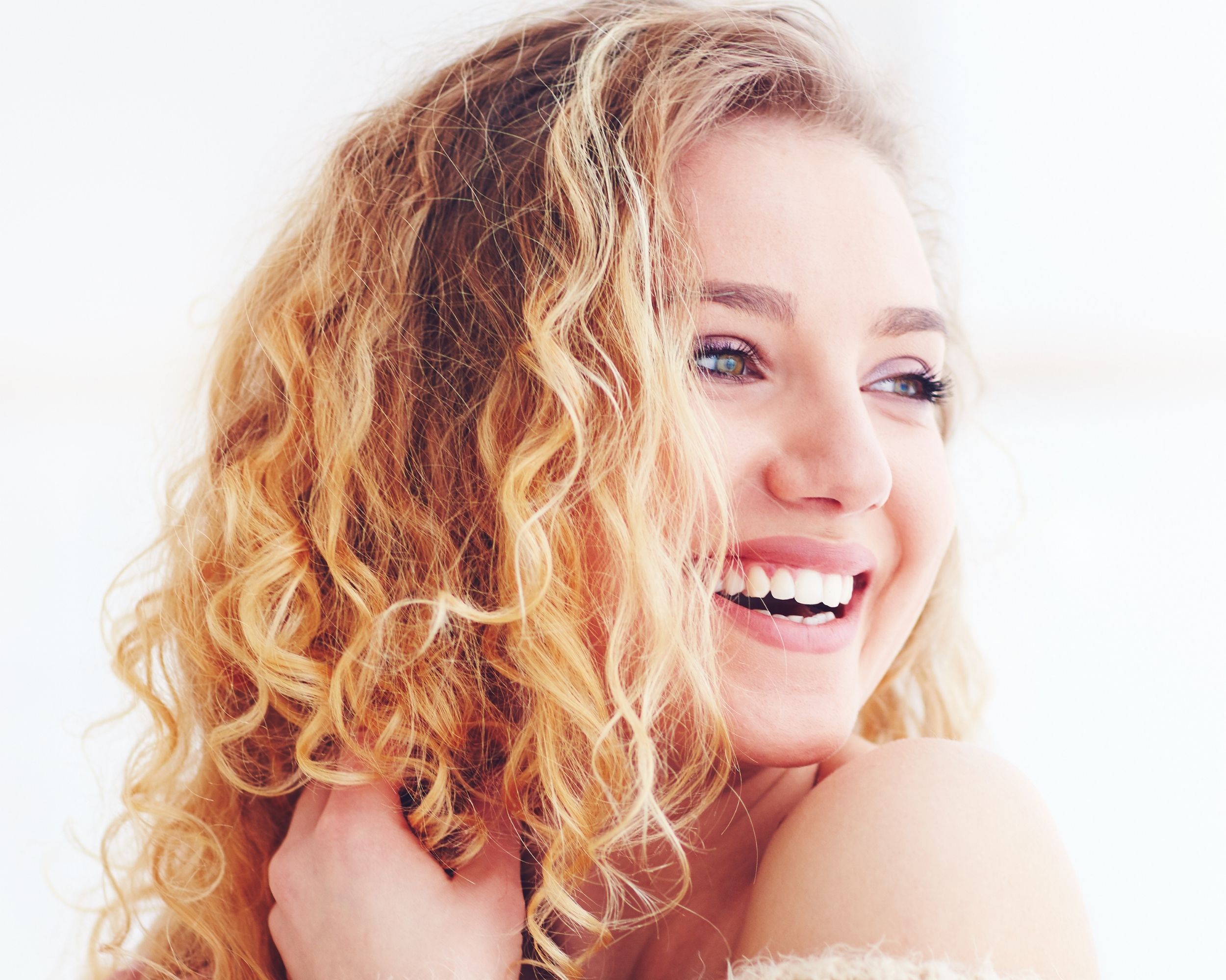 happy female